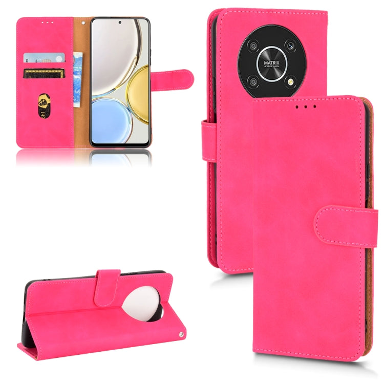 Skin Feel Magnetic Flip Leather Phone Case