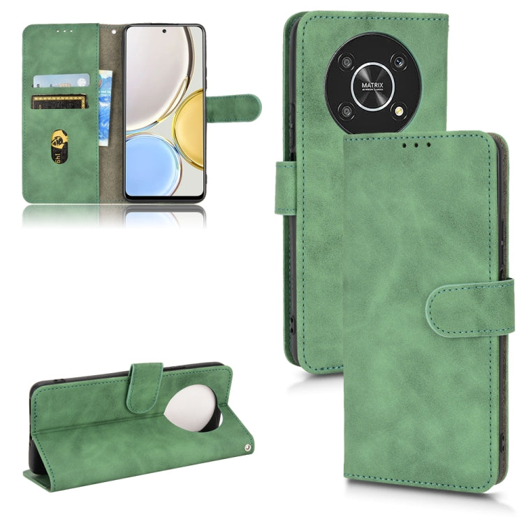 Skin Feel Magnetic Flip Leather Phone Case