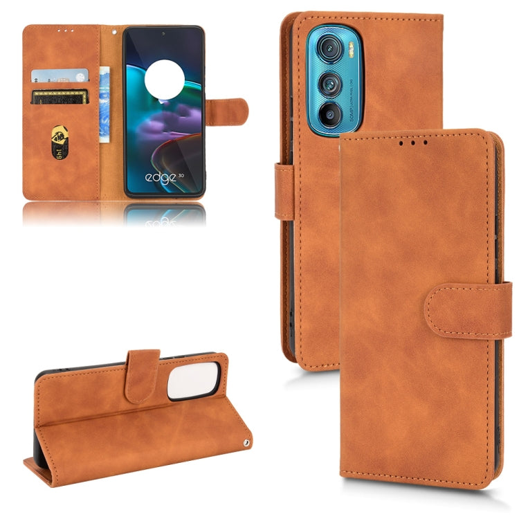Skin Feel Magnetic Flip Leather Phone Case