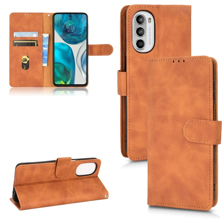 Skin Feel Magnetic Flip Leather Phone Case