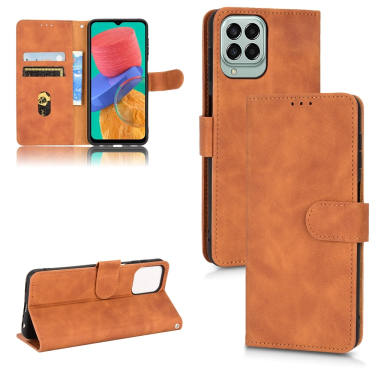 Skin Feel Magnetic Flip Leather Phone Case