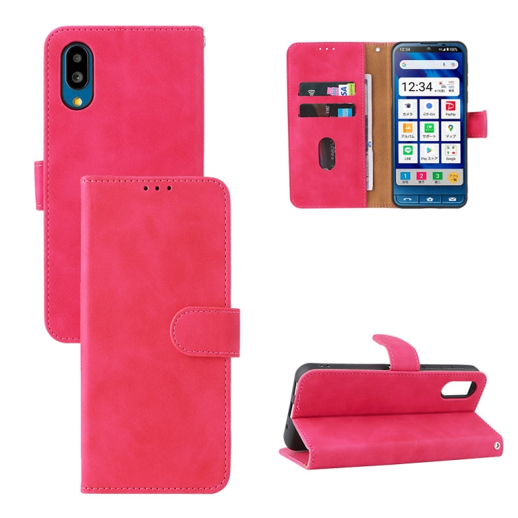 Skin Feel Magnetic Flip Leather Phone Case