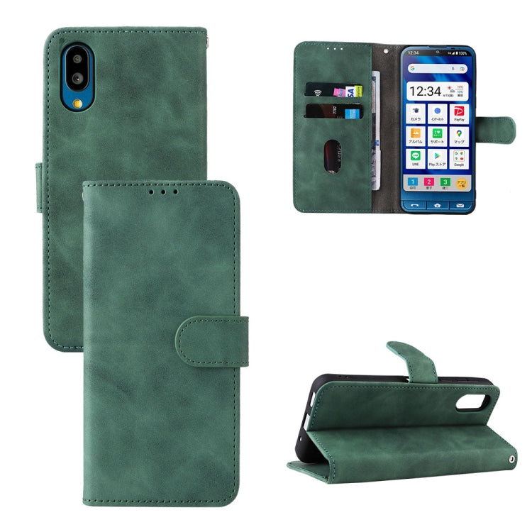 Skin Feel Magnetic Flip Leather Phone Case