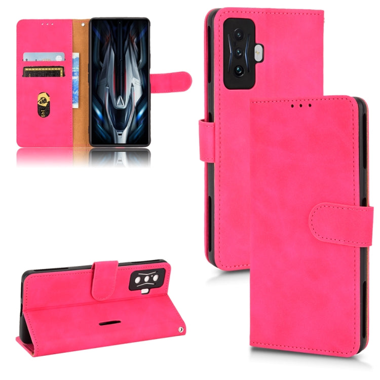 Skin Feel Magnetic Flip Leather Phone Case