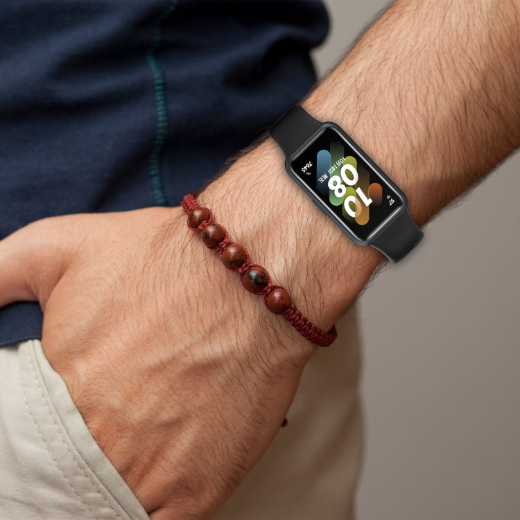 Metal Head Silicone Watch Band