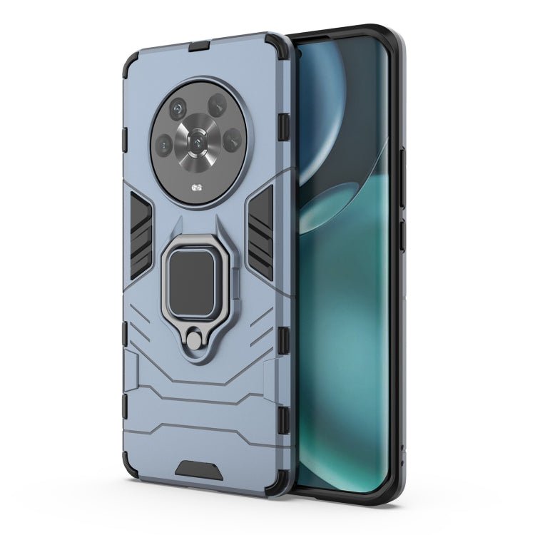 Shockproof PC + TPU Protective Phone Case with Magnetic Ring Holder