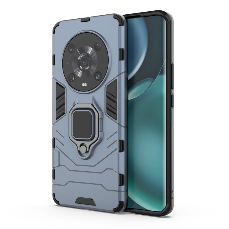 Shockproof PC + TPU Protective Phone Case with Magnetic Ring Holder