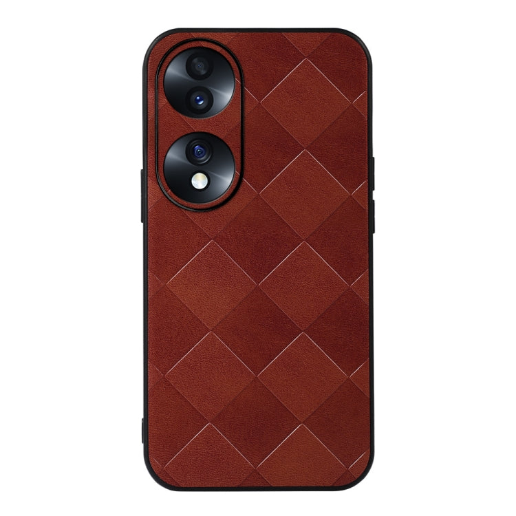 Weave Plaid PU Phone Case