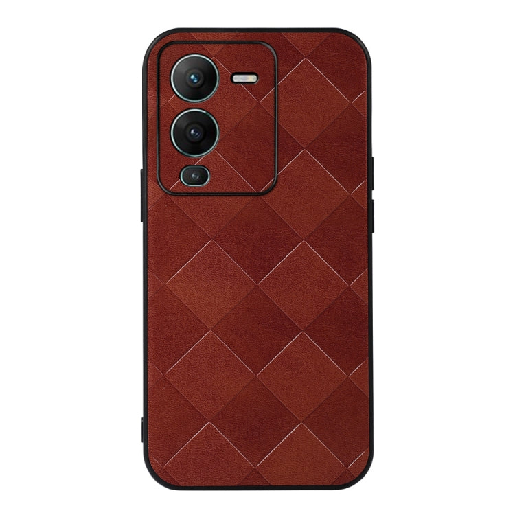 Weave Plaid PU Phone Case