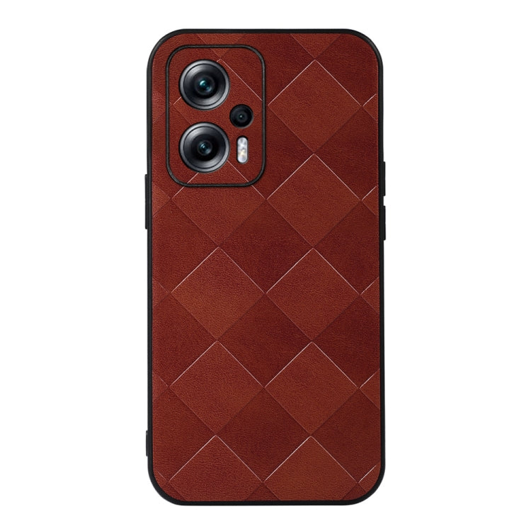 Weave Plaid PU Phone Case
