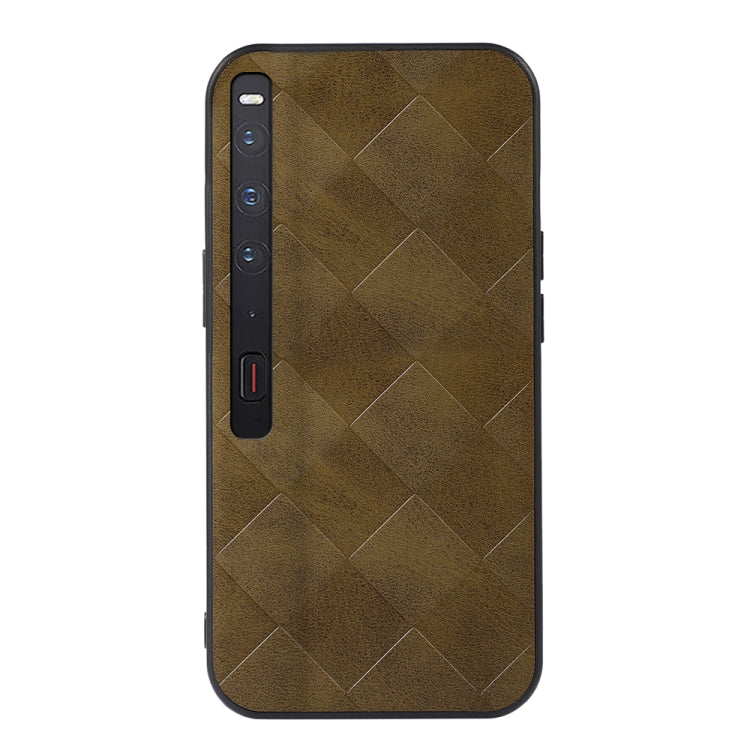 Weave Plaid PU Phone Case