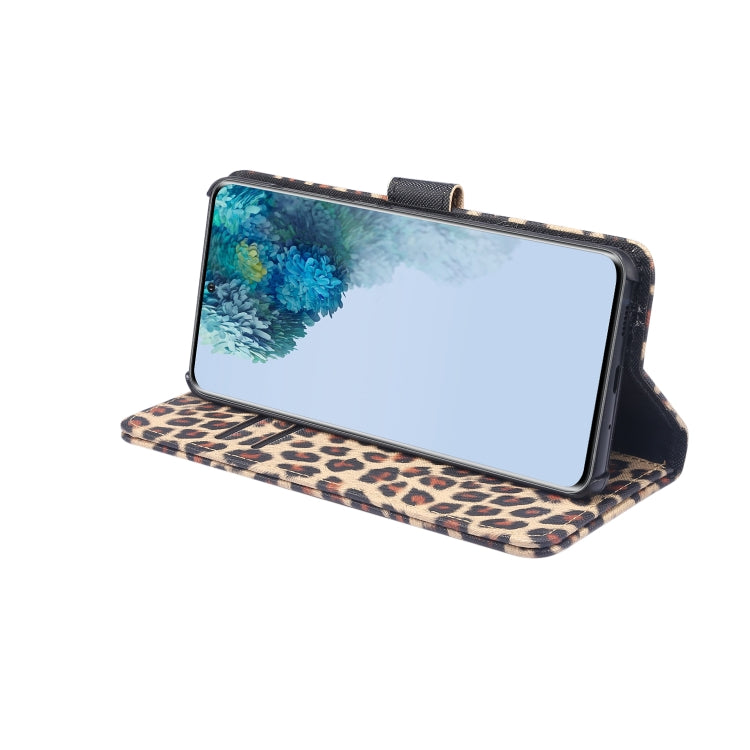 Leopard Pattern Horizontal Flip Leather Case with Holder & Card Slots