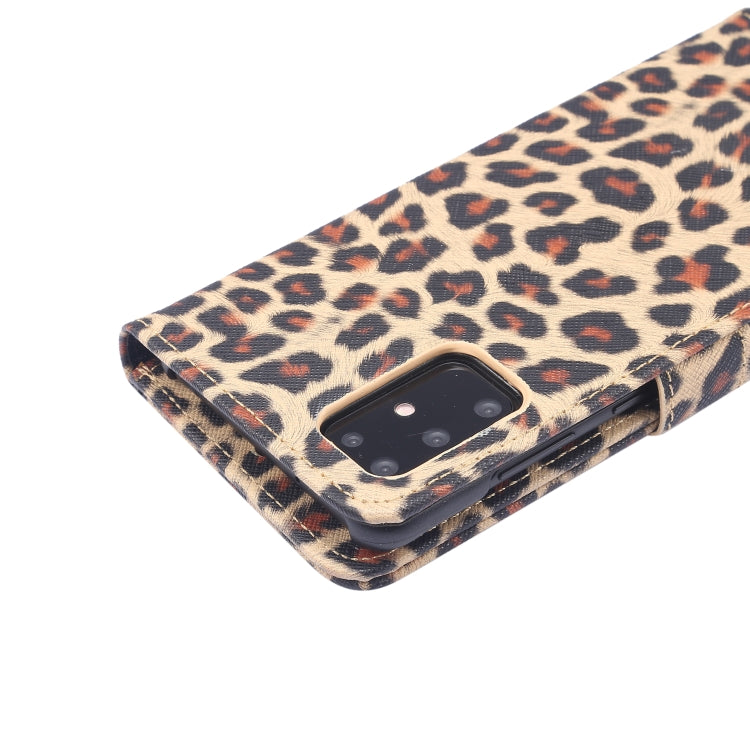 Leopard Pattern Horizontal Flip Leather Case with Holder & Card Slots