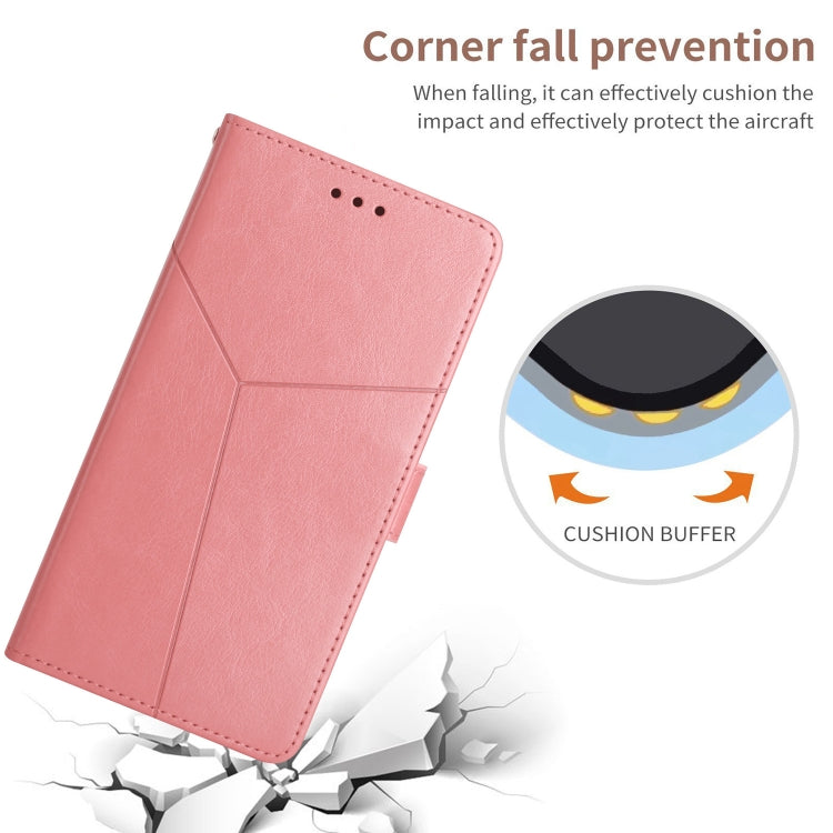 Y Stitching Horizontal Flip Leather Phone Case
