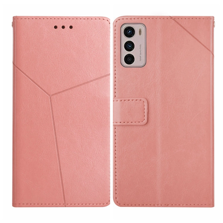 Y Stitching Horizontal Flip Leather Phone Case