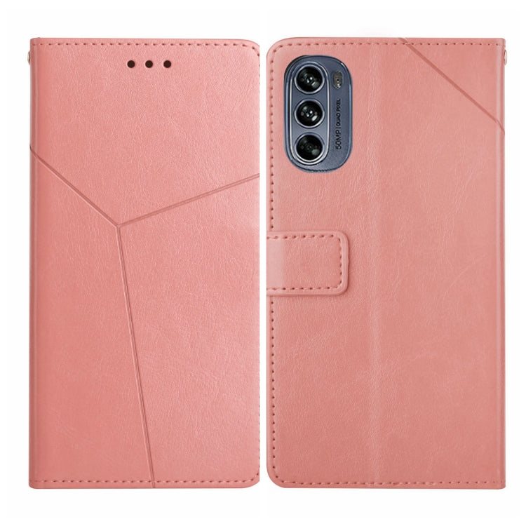 Y Stitching Horizontal Flip Leather Phone Case