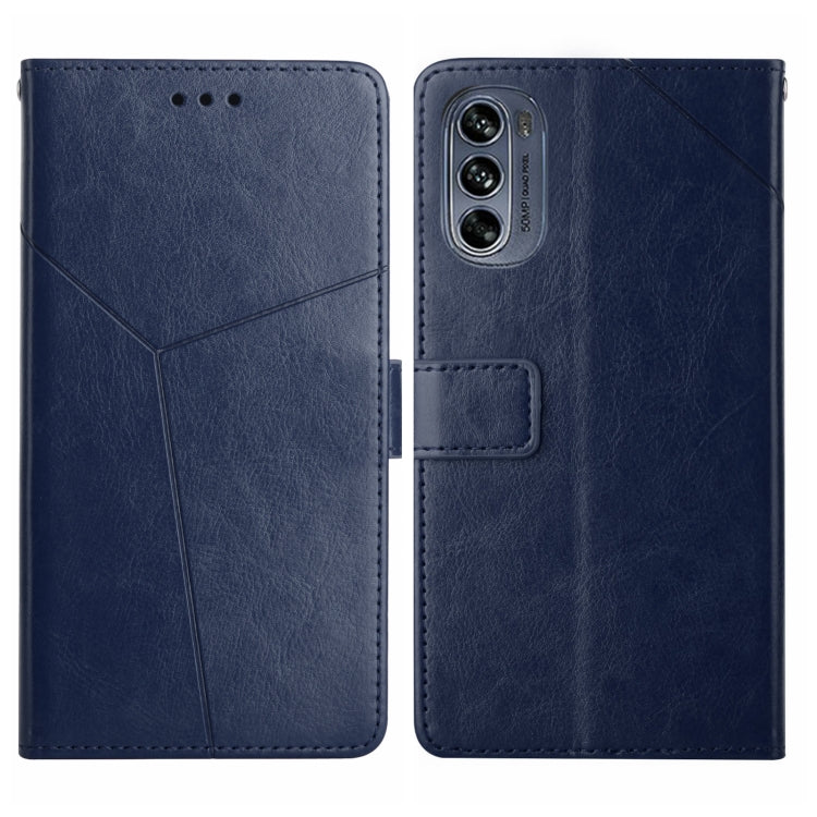 Y Stitching Horizontal Flip Leather Phone Case