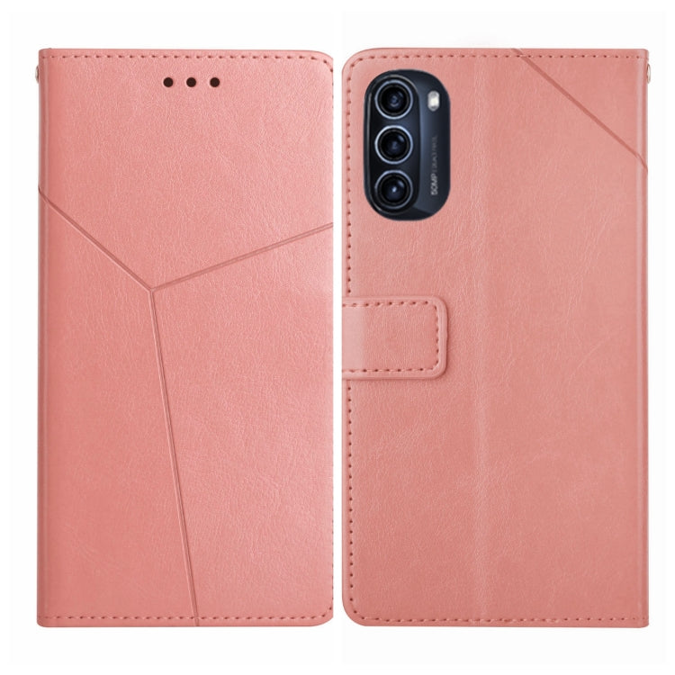 Y Stitching Horizontal Flip Leather Phone Case