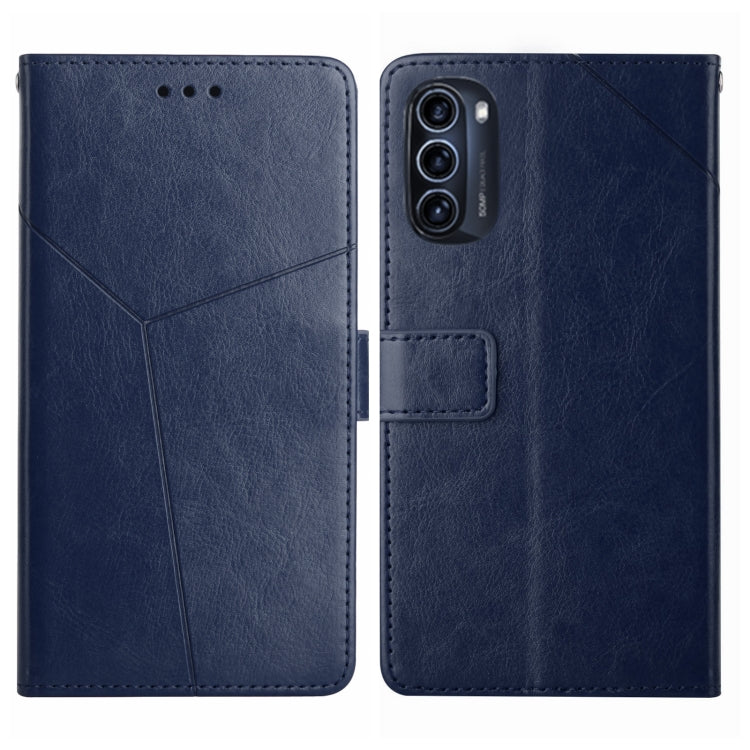 Y Stitching Horizontal Flip Leather Phone Case