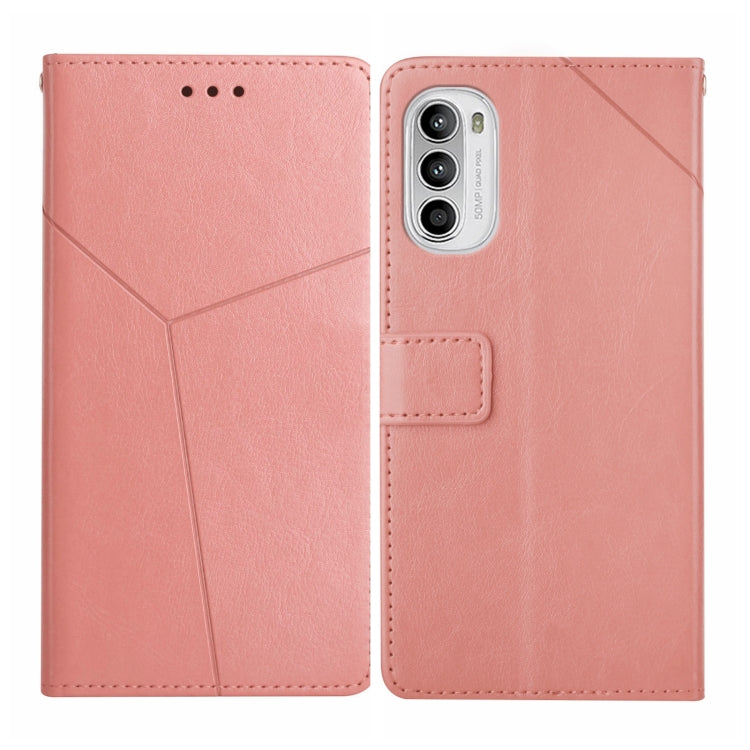 Y Stitching Horizontal Flip Leather Phone Case