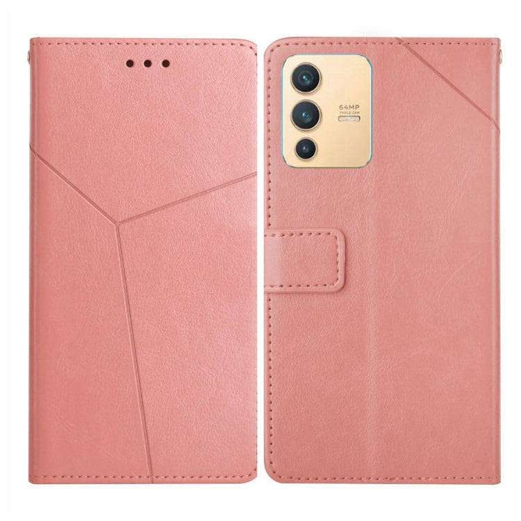Y Stitching Horizontal Flip Leather Phone Case