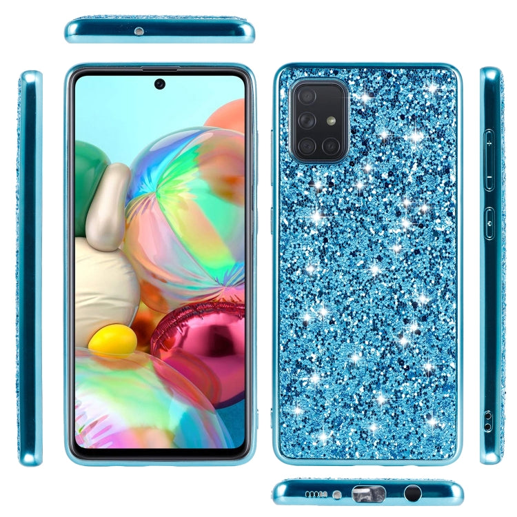 Plating Glittery Powder Shockproof TPU Protective Case