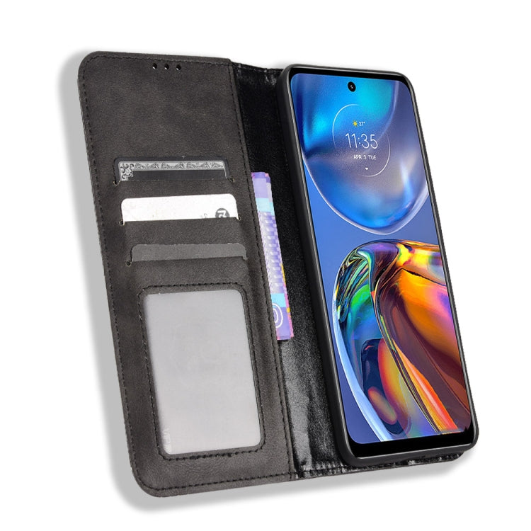 Magnetic Buckle Retro Crazy Horse Leather Phone Case