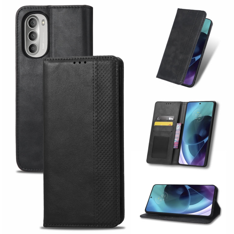Magnetic Buckle Retro Crazy Horse Leather Phone Case