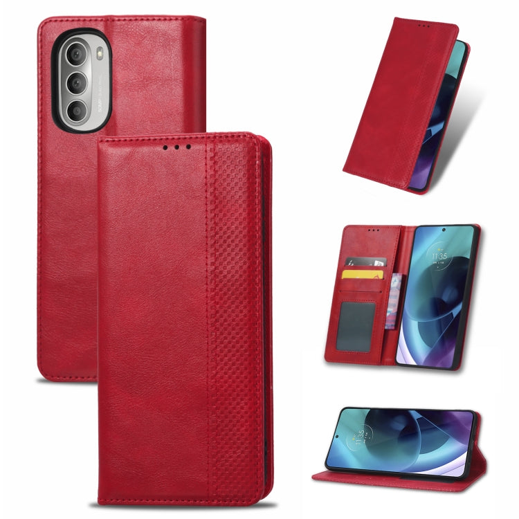Magnetic Buckle Retro Crazy Horse Leather Phone Case