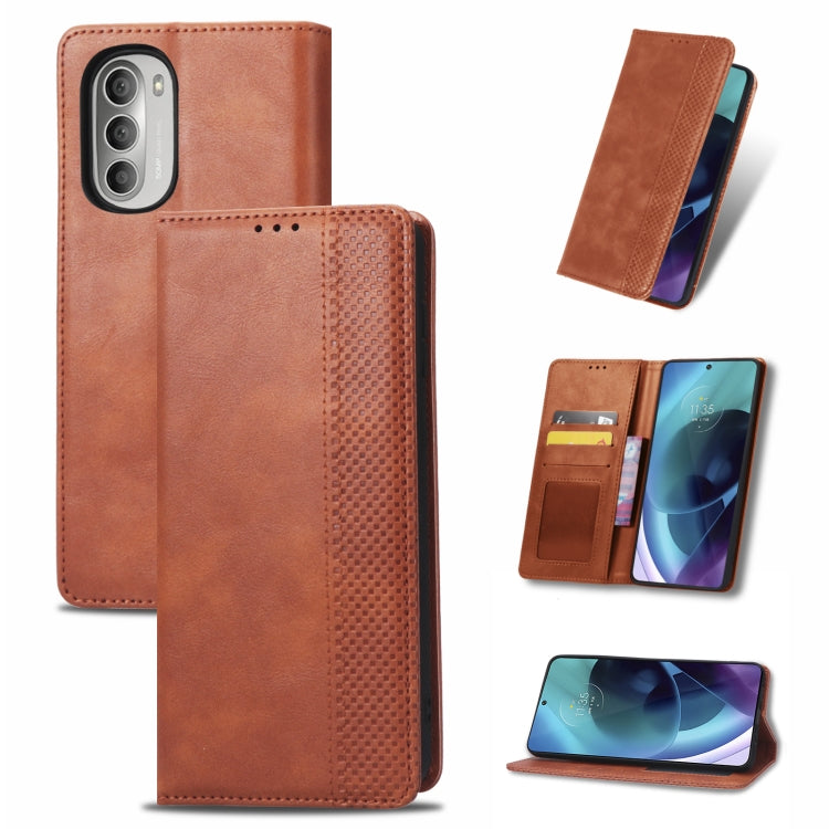 Magnetic Buckle Retro Crazy Horse Leather Phone Case