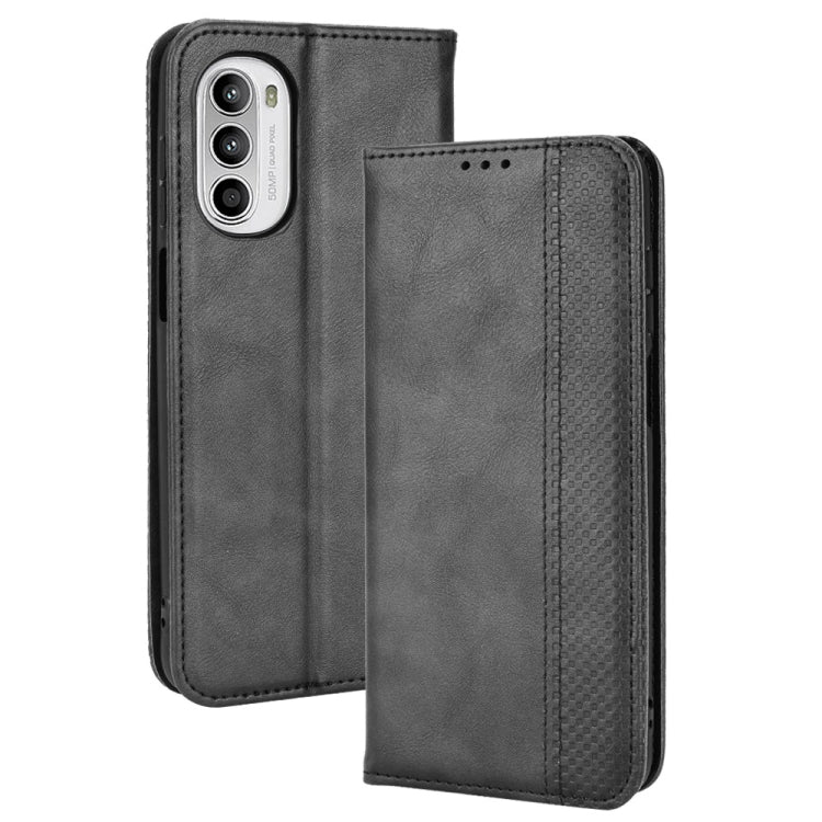 Magnetic Buckle Retro Crazy Horse Leather Phone Case