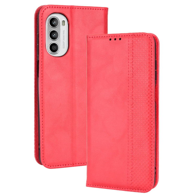 Magnetic Buckle Retro Crazy Horse Leather Phone Case