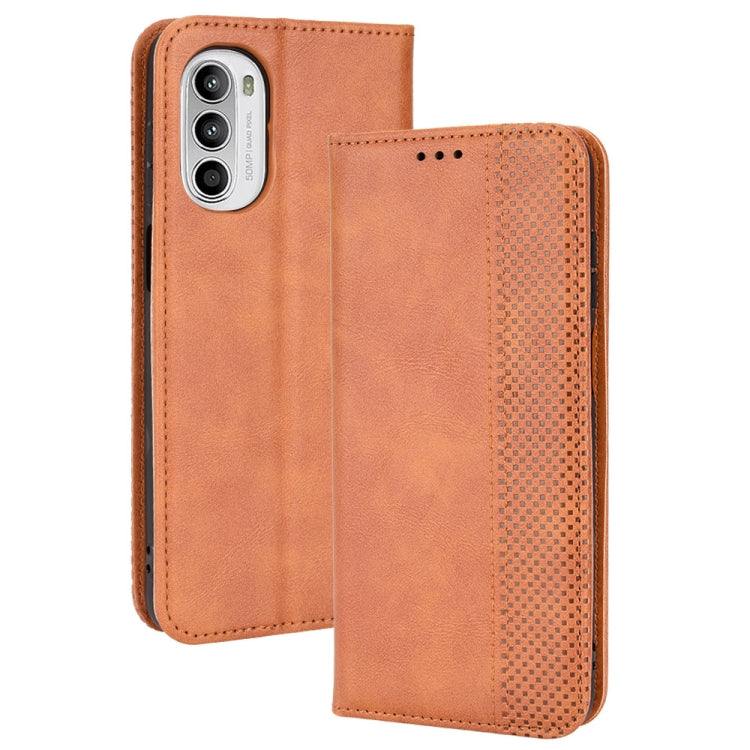 Magnetic Buckle Retro Crazy Horse Leather Phone Case