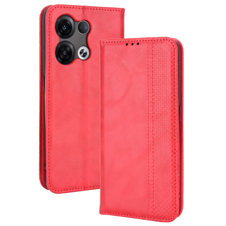 Magnetic Buckle Retro Crazy Horse Leather Phone Case