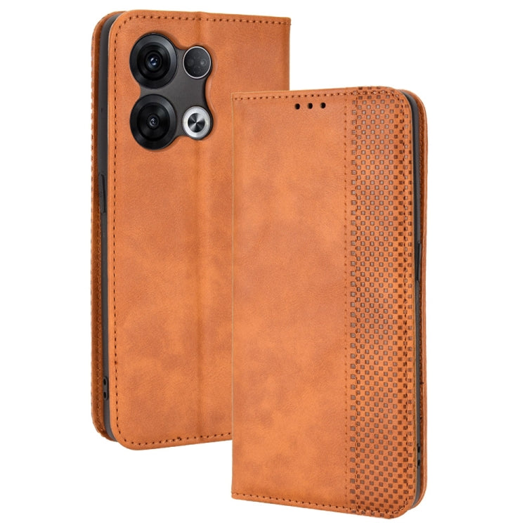 Magnetic Buckle Retro Crazy Horse Leather Phone Case