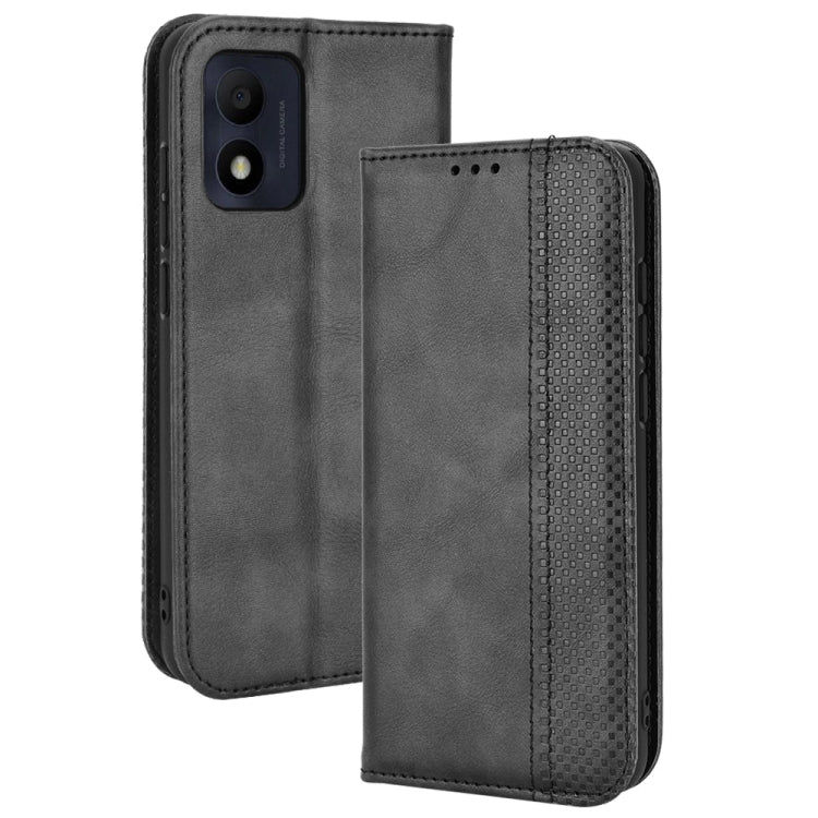 Magnetic Buckle Retro Crazy Horse Leather Phone Case