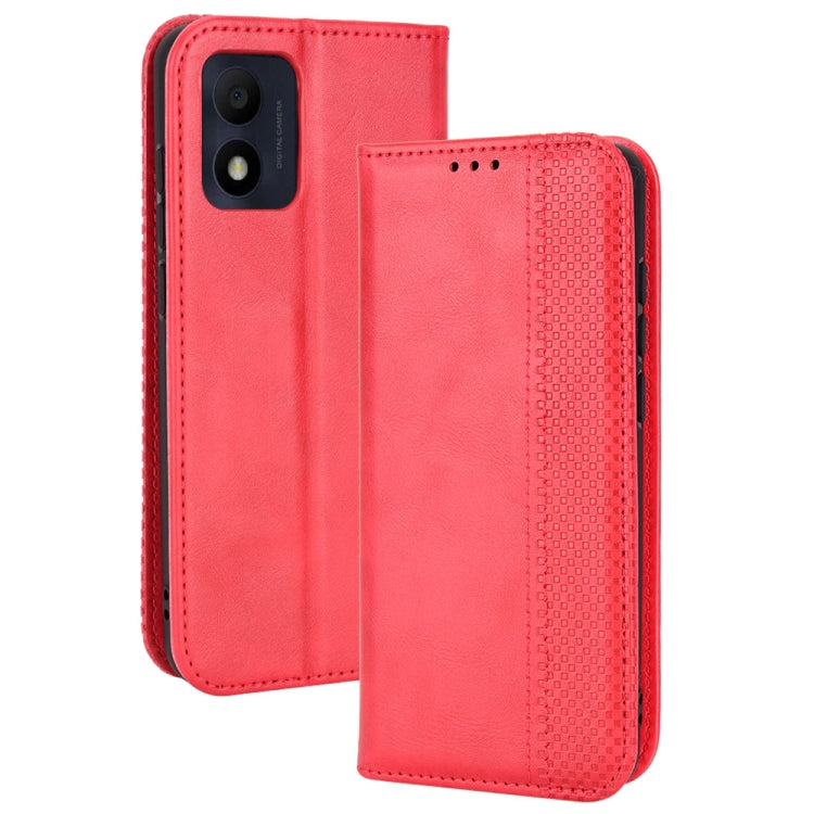 Magnetic Buckle Retro Crazy Horse Leather Phone Case