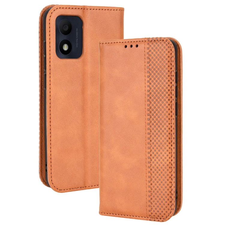Magnetic Buckle Retro Crazy Horse Leather Phone Case