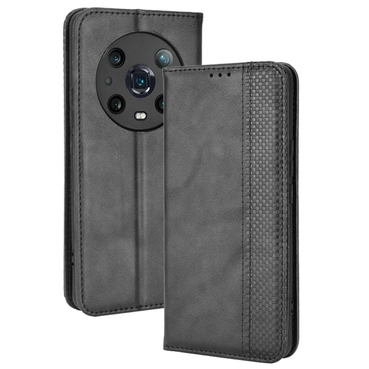 Magnetic Buckle Retro Crazy Horse Leather Phone Case