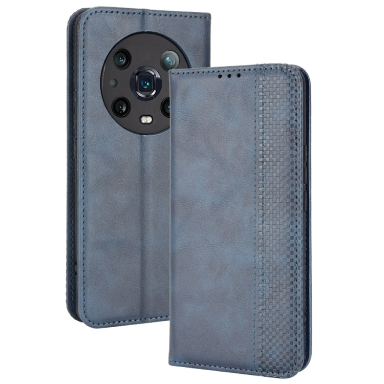Magnetic Buckle Retro Crazy Horse Leather Phone Case