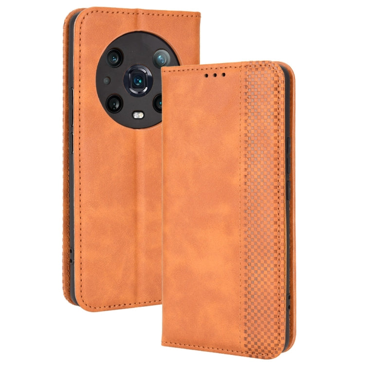 Magnetic Buckle Retro Crazy Horse Leather Phone Case