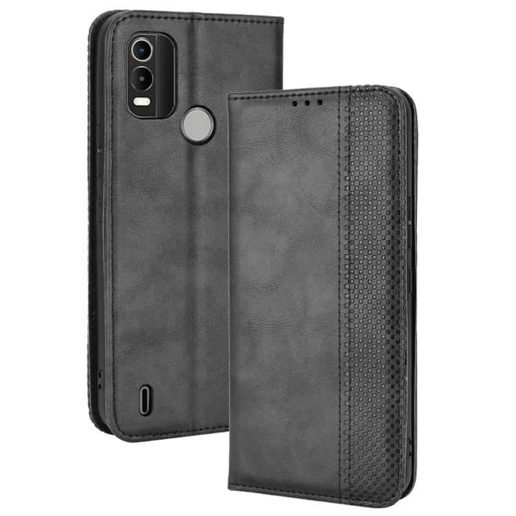 Magnetic Buckle Retro Crazy Horse Leather Phone Case