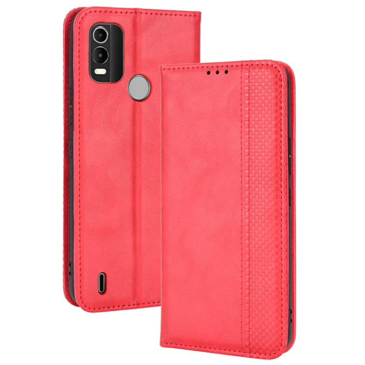 Magnetic Buckle Retro Crazy Horse Leather Phone Case