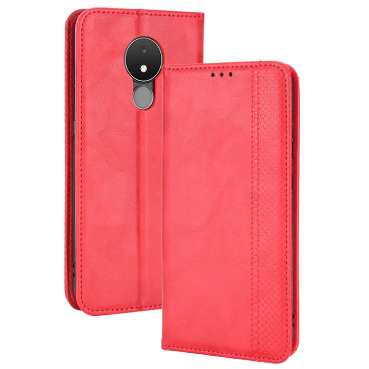 Magnetic Buckle Retro Crazy Horse Leather Phone Case