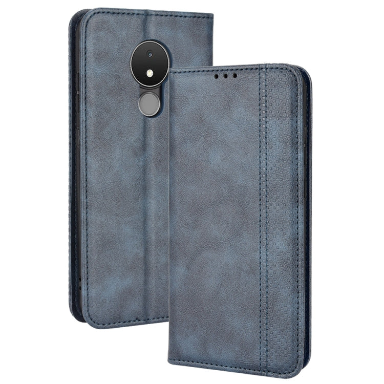 Magnetic Buckle Retro Crazy Horse Leather Phone Case