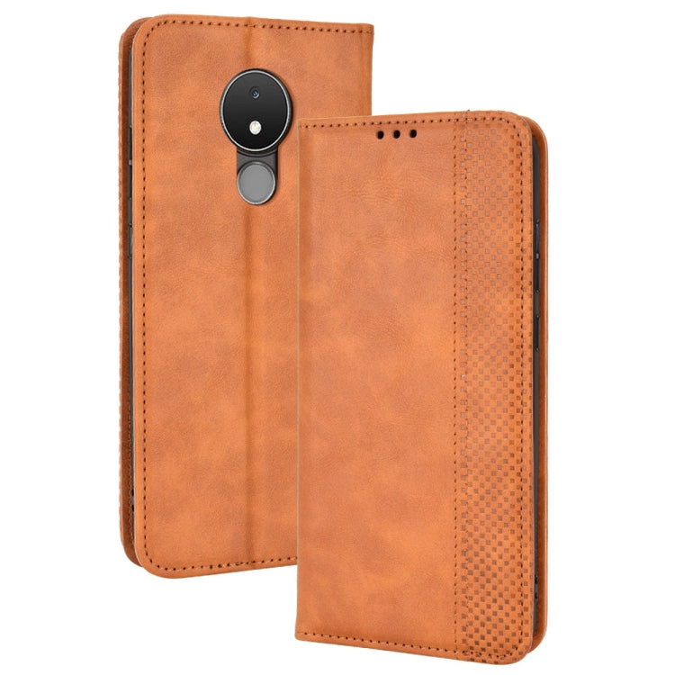 Magnetic Buckle Retro Crazy Horse Leather Phone Case