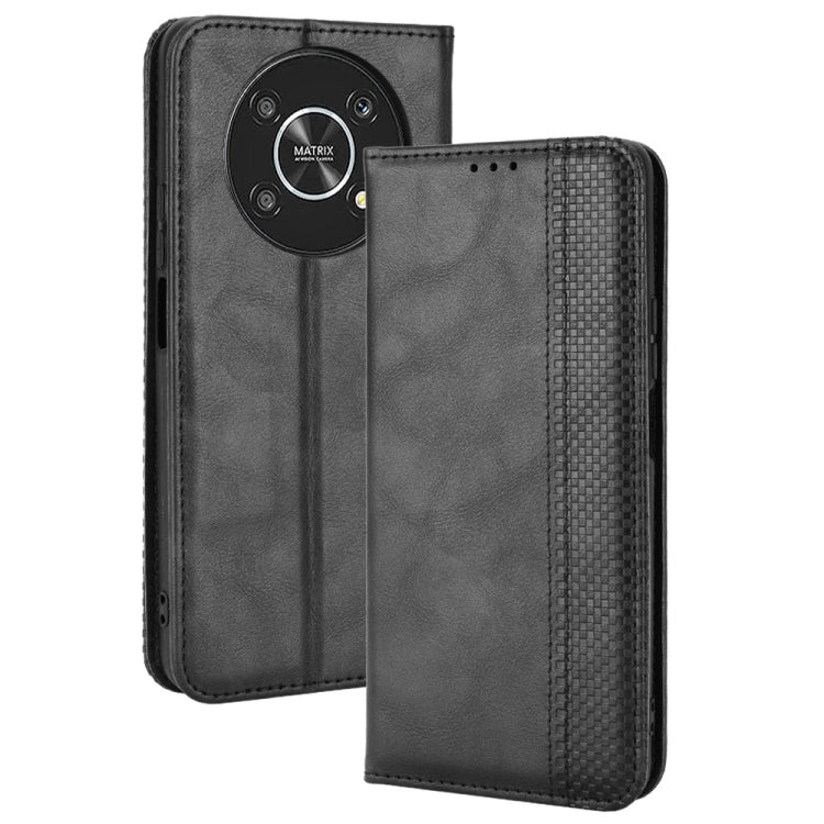 Magnetic Buckle Retro Crazy Horse Leather Phone Case