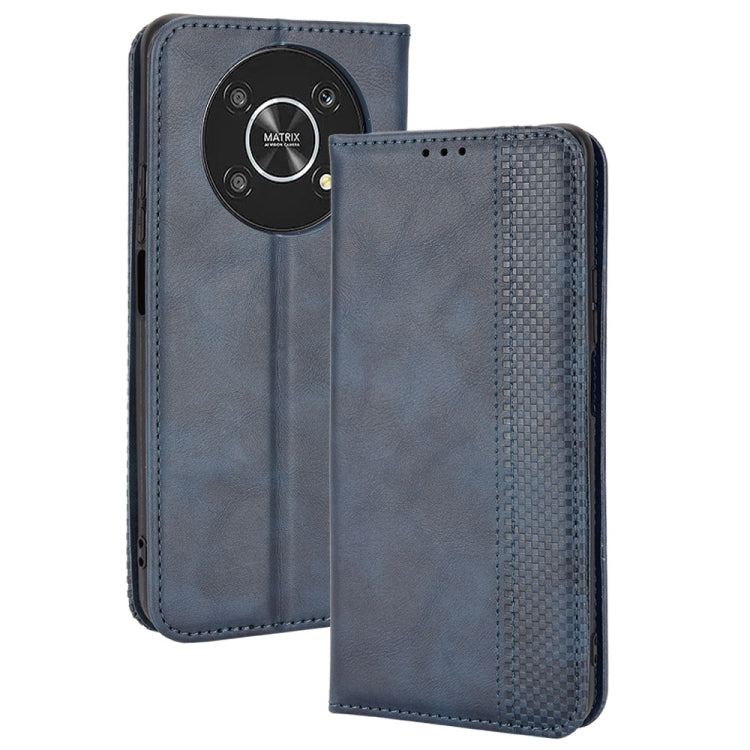 Magnetic Buckle Retro Crazy Horse Leather Phone Case