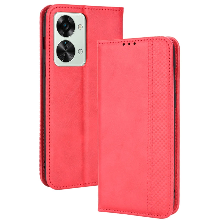 Magnetic Buckle Retro Crazy Horse Leather Phone Case