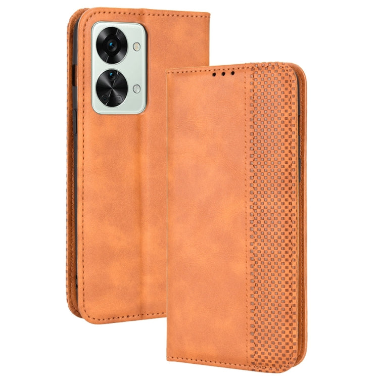 Magnetic Buckle Retro Crazy Horse Leather Phone Case